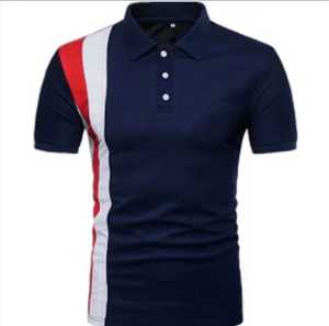 Polos deportivos de algodón y poliéster personalizados para hombre, estampados con insignia de logotipo personalizado, polos de sudor personalizados con logotipo bordado - Product Image 2