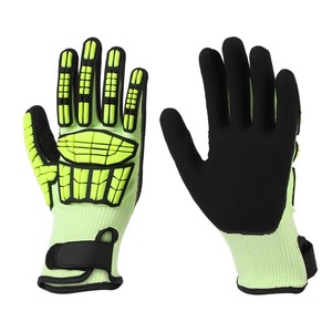 Gants de travail de protection anti-vibration résistants aux coupures Gant de paume trempé en nitrile résistant à l'huile de haute qualité - Product Image 6