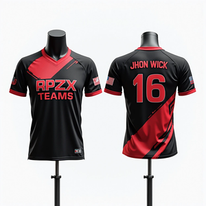 Jerseys deportivos sublimados personalizados para hombre, camisetas de softbol, baloncesto, fútbol, camisetas de pesca, ropa transpirable de cuello redondo - Product Image 3