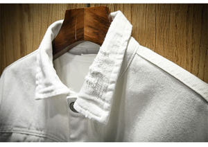 Fashion Men Denim Jackets Winter Front Hooded Windproof High Quality Jean <b>Coats</b> - Product Image 5