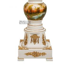 Columna Decorativa de Madera Blanca de Lujo - Product Image 6