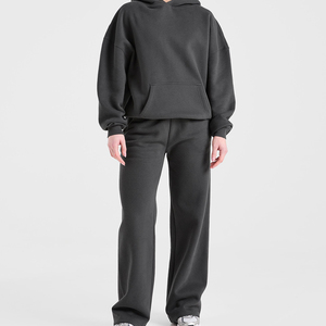 100% Cotton Retro Athletics Straight Leg <b>Joggers</b> for <b>Women</b> High Waist Loose Fit Terry <b>Fleece</b> Soft Sweatpants/Pants/Trouser - Product Image 4