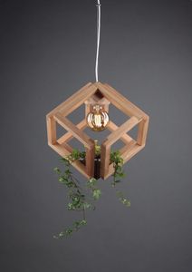 Artisanat pot de fleurs en bois souhaitant bien jardinière arrière-cour décor de jardin créatif jardinières en bois écorce pots de fleurs jardin - Product Image 6