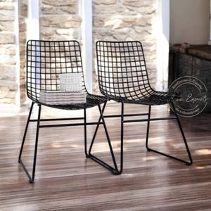 Latest design <b>metal</b> wire outdoor <b>chair</b> with vintage finished use for cafe bar restaurant - Product Image 1