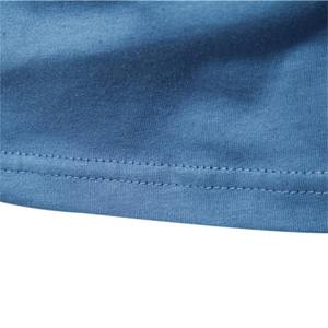 เสื้อยืดคอกลมแขนยาวสำหรับผู้ชาย, เสื้อยืดธรรมดาคุณภาพสูงผ้าคอตตอนสีพื้นดีไซน์100% สำหรับฤดูใบไม้ผลิและฤดูใบไม้ร่วง - Product Image 4