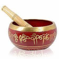 <span class=keywords><strong>Thomann</strong></span> Bát hát Tây Tạng Ấn Độ với Tiền Đạo bằng gỗ để Thiền Yoga trị liệu chữa bệnh âm thanh màu đen Chánh Niệm - Product Image 6