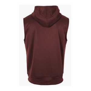 Alta calidad de trabajo sin mangas Fitness Wear Hoodie hombres gimnasio desgaste Stringer chaleco entrenamiento sin mangas poliéster Hoodie - Product Image 3