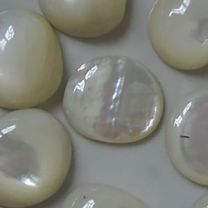 Corte de mopa para colgante, diseño de corte en A, mopa blanca con corte grueso para inserto de piedra de colgante - Product Image 2