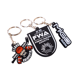 Factory Custom Soft PVC Keychain 2D 3D Logo Durable Custom Design Personalized Promotional Business Gift Bulk Order OEM ODM