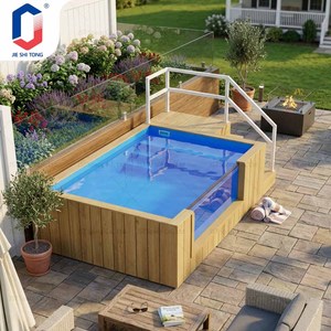 Piscine commerciale hors sol en fibre de verre pour hôtel, complexe hôtelier, spa, système de piscine extérieur pour jardin - Product Image 3