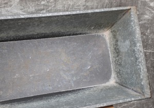 ที่ปลูกต้นไม้โลหะชุบสังกะสีแบบดั้งเดิมกระถางต้นไม้สำหรับตกแต่งสวนแบบโบราณ - Product Image 6