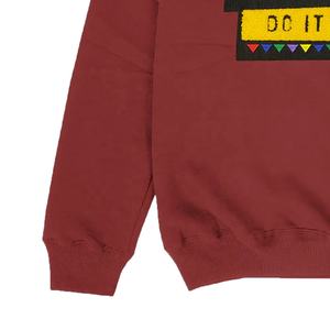 Nouveau Style hommes sweat à manches longues sweat col rond sérigraphie mode Cool quotidien décontracté coton mélangé sweat - Product Image 3