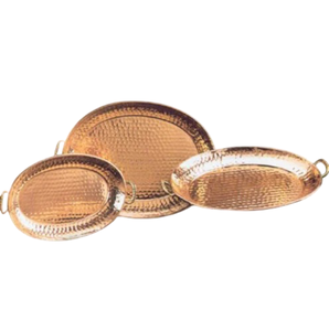 Metal Handmade Casted With <b>Gold</b> Finished Tray For Home Living <b>Room</b> Modern Irregular Hollow Tabletop Vase Large Rope Art - Product Image 5