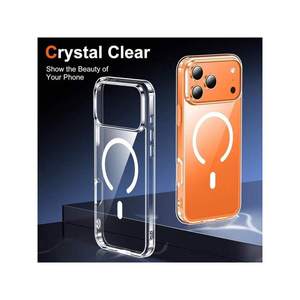 New Arrival Hadaasi Transparent Magnetic Hard Case for with Clear Acrylic Shockproof Design Magnetic <b>Ring</b> <b>Holder</b> PMMA Material - Product Image 1