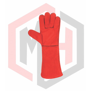 Guantes Industriales de Cuero con Palma Reforzada y Puño de Seguridad, 16 Pulgadas de Largo, 7 oz de Grosor, Antiestáticos y Resistentes a Desgarros - Product Image 2