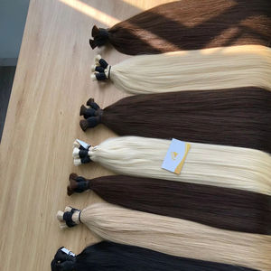 Extensiones de Cabello Humano Vietnamita Virgen 100% de Alta Calidad, Color Natural, Textura Lisa, 100g, Mejor Precio al por Mayor, MOQ 1 Pieza - Product Image 1