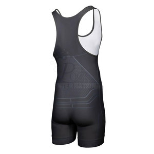 Hot Selling Summer Slim Fit <b>Men</b> Wrestling Singlets For Training Wear Comfortable Wrestling Singlets - Product Image 2