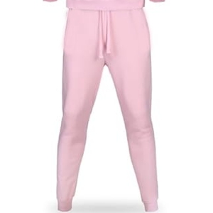 Ensemble de survêtement pour homme, imprimé en relief, sweat-shirt et pantalon, pantalon de survêtement empilé, veste deux pièces, jogging uni, 100% coton - Product Image 4