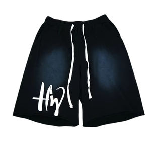 Pantalones cortos de alta calidad con estampado de diamantes de imitación para hombre - Product Image 2