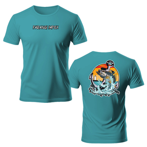 OEM Haute Qualité 100% Polyester UV Protection Solaire Performance OEM Polyester Respirant Pêche T Shirt Sublimation Bass Chemises - Product Image 4