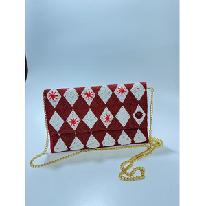 Elegante bolso de mano con cuentas para mujer con abalorios detallados, aspecto elegante, perfecto para fiestas, reuniones formales de glowin fashion - Product Image 1