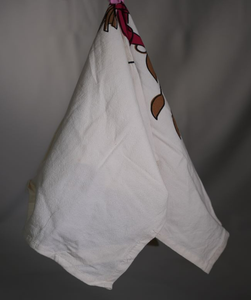 100% serviettes de cuisine en coton biologique écologique recyclable jetable personnalisé OEM imprimé Logo Super absorbant facile à transporter pour - Product Image 6