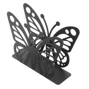 Porte-serviettes en métal forgé, finition noire, style américain élégant, porte-serviettes multifonctionnel pour la table à manger à la maison - Product Image 5