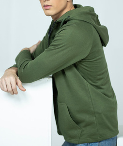 New Fashion 2026 High Quality Pullover Men <b>French</b> Terry Eco-Friendly Embroidered Plus Size Custom 3D Full Face Zip up Hoodie - Product Image 2