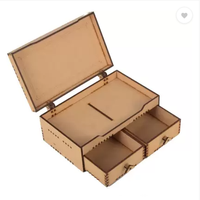 Boîte-cadeau en bois Rajasthani bibelot femme bijoux organisateur indien mariage faveur Diwali fête retour cadeau pour les invités