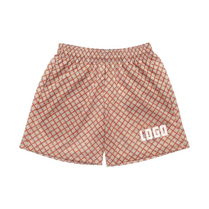 Polyester Cotton Blank Sublimation <b>Knee</b> <b>Length</b> 5 Inch Inseam Training Running Custom Mesh Basketball <b>Mens</b> Gym Mesh <b>Shorts</b> - Product Image 1