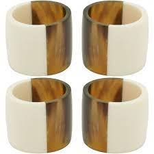 Porte-serviettes en corne de boeuf sur mesure pour la maison, l'hôtel, le bureau, les articles de table, un rond de serviette très poli fait à la main de qualité supérieure - Product Image 5