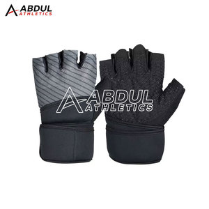 Guantes de Halterofilia de Medio Dedo con Logotipo Personalizado, Precio al por Mayor, Guantes de Gimnasio para Hombre - Product Image 2