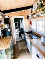 Mini-maison moderne (sur roues) construite avec tous les confortes d'un foyer LIVRAISON GRATUITE À TOUT LE MONDE