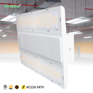 Luminaria Lineal de Alta Bahía Comercial con Certificación ETL DLC, Iluminación LED Industrial con Lente de PC Antideslumbrante para Taller - Product Image 1