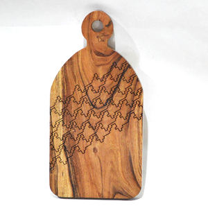 Grande planche à découper en bois d'acacia pour la cuisine familiale offrant un aspect élégant et une résistance robuste pour une utilisation à long terme - Product Image 3