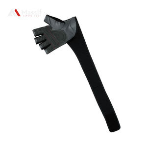 Gants de gymnastique d'haltérophilie en néoprène de sport en gros avec accessoire de fitness de musculation à longue dragonne - Product Image 4