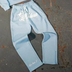 Street Casual Hip-hop Rock Waterproof <b>Fleece</b> Knitted <b>Sweatshirt</b> Two-piece Clothing Men Floral Hoodie Eco-Friendly - Product Image 5