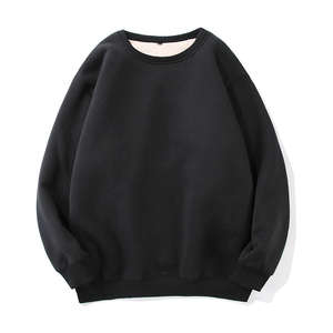 Hot Sale White 400GSM Cotton Fleece <b>Sweatshirt</b> French Terry Plus Size <b>Crewneck</b> <b>Mens</b> Hoodie - Product Image 2