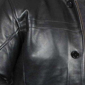 Nuevo Diseño de Gabardina de Cuero para Hombre, Diseño Largo y Elegante, Material Premium, Perfecto para la Moda Urbana de Invierno, Ropa Casual - Product Image 6