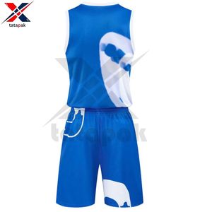 Vêtements de basket-ball professionnels 100% polyester pour unisexe adultes équipe basket-ball uniforme en gros directement de l'usine - Product Image 5