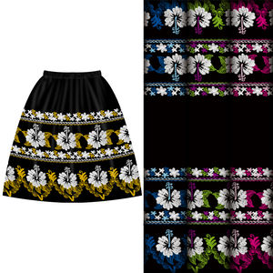 Automne nouveau Style broderie jupe taille haute robe de soirée haute qualité coton brodé jupes femmes en gros de haute qualité - Product Image 4