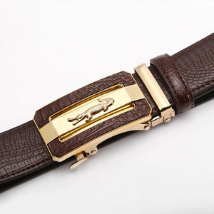 Ceintures de taille en microfibre à boucle automatique pour hommes, personnalisées et tendance, vente en gros 2026 - Product Image 3