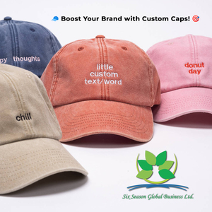 Gorras de béisbol con logotipo personalizado de verano para hombres y mujeres Sombreros ajustables con estilo de Bangladesh Fabricante de confianza Six Season Group - Product Image 6