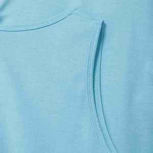 เสื้อกล้ามถักคอโอสีฟ้าอ่อนสำหรับผู้ชาย สวมใส่สบายๆ - Product Image 4
