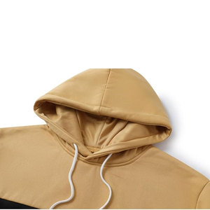 Sweat à capuche respirant en molleton 50% coton 50% polyester, coupe classique, pour l'hiver, col à capuche, impression personnalisée unie - Product Image 3