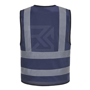 Chaleco de trabajo de precio barato hecho a medida, chaleco de trabajo impreso con logotipo personalizado para venta en línea - Product Image 3