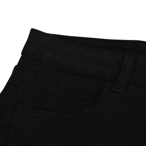 Shorts en jean grande taille 52 pour hommes, mode estivale décontractée, couleur unie, coupe droite, respirant, séchage rapide, 100% coton, broderie, grande taille - Product Image 2