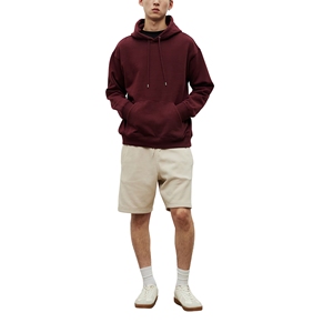 Pull-over zippé unisexe avec logo personnalisé Sweat à capuche en polaire Streetwear de base en coton mélangé de haute qualité pour hommes et femmes - Product Image 1