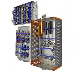 Juego completo de retractor cervical de cinturón negro de titanio de color nuevo en instrumentos quirúrgicos ortopédicos de acero inoxidable - Product Image 6