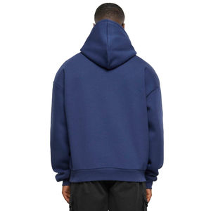 Sweat-shirts à capuche surdimensionnés en coton 100% de haute qualité, luxe OEM, impression de logo personnalisée, coupe classique, col à capuche uni - Product Image 4